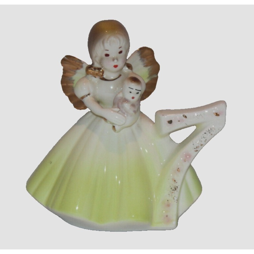 Josef Originals‎ Applause Angel Birthday Girl Year 7 figurine yellow Taiwan